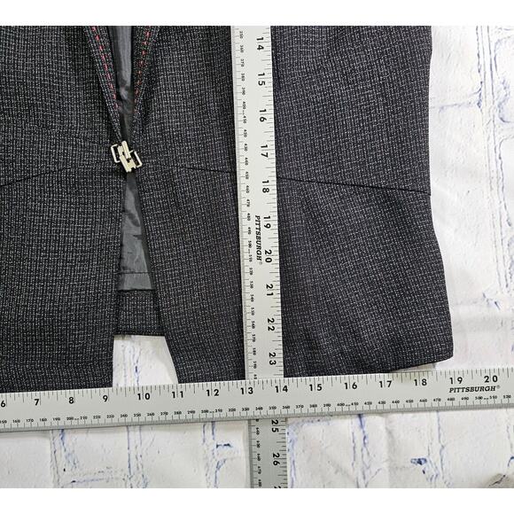 Plaza South Black Suit Jacket Blazer WOMENS SIZE 12P - Picture 6 of 7